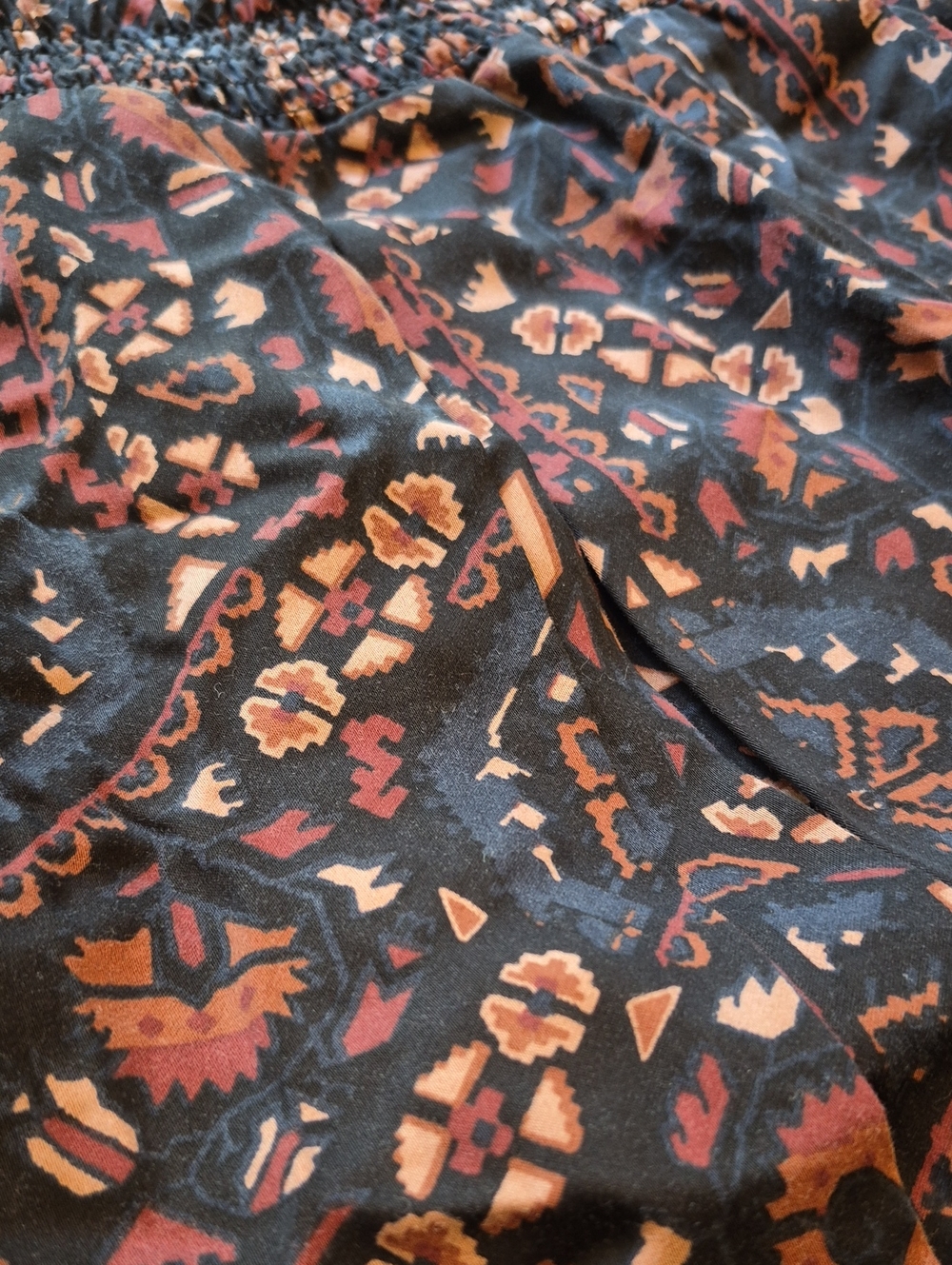 XXS-M Anthropologie Abstract Aztec Print Elastic Waist Harem Pants - Picture 14 of 14